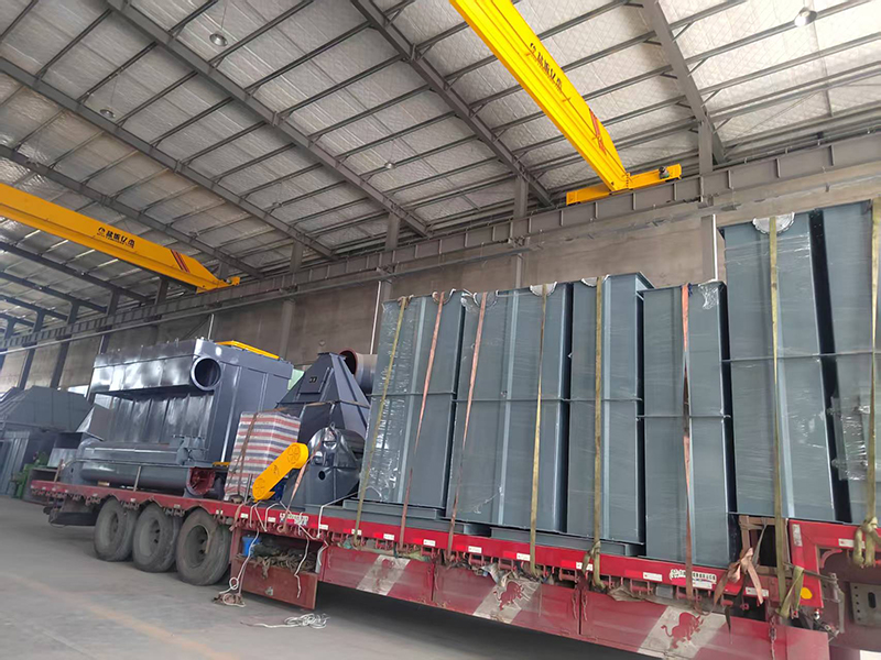 發(fā)往新疆      車PPC32—6除塵器、NE5016.4m提升機