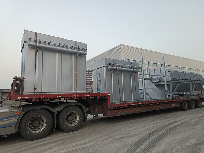 112單機(jī)脈沖袋式除塵器?八角篩發(fā)往浙江